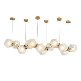 Modern DNA LOFT Pendant Lights Glass LED Living Room Bedroom Home Decor Art Indoor Lighting Kitchen Fixtures HangLamps Luminaire