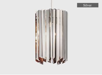 Modern High Grade Fashion Stainless Steel Hanging Lamp for Restaurant Cafe Dining Room Home Deco LED Chandelier Light Fixtures
