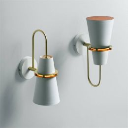 Modern Iron LED Wall Lamps Mirror Light Modern Wall Sconce Lighting Fixtures Bedroom Bedside Loft Industrial Home Deco Luminaire