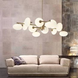 Modern Lamps Pendant Lights LOFT Lighting Dining Room Pendant Lamps Glass Ball Living Room Kitchen Fixtures Luminaire Suspension