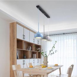 Modern Led Lamp Restaurant Hanging LightsCreative Bar E27 Pendant Light Three Head Horse Caron Dining Room Lights Lighting