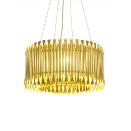 Modern LED Pendant light  gold color G9 lamp Aluminum Alloy Tube Contemporary Suspension Luminaire Project hanglamp