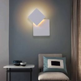 Modern Led wall fixtures for Bedside Living Room European Bedroom Wall Lamp mirror led lights Aisle indoor wall light Arandela