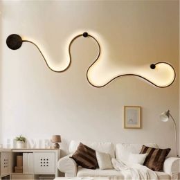 Modern LED Wall Lamps Bedroom Wall Lights Living Balcony Room Acrylic Home Deco Wall Light Iron Sconce Lamps Kitchen Fixtures