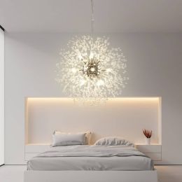 modern Living Room Suspension Luminaire Bedroom lamp Lightweight Dandelion Crystal Pendant Lights Nordic G9 led Lighting