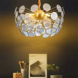 Modern Luxury LOFT LED Pendant Lights Glass Art Nordic LED Pendant Lamp Restaurant American Bedroom Hanging Lamp Kitchen Fixture