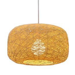 Modern Ma Rattan Ball Wicker LED Pendant Light simple festival Christmas Xmas Wedding baby room decoration Party bar aisle lamps