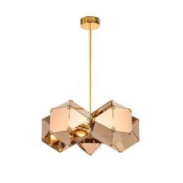Modern Metal box Creative ice shape Pendant Lights shop Restaurant Studio Home Hanging lamp nordic creative droplight E27 Lamp