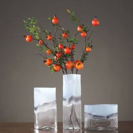 Modern Minimalist Hydroponic Glass Vase Creative Living Room Restaurant Flower Arrangement Sample Room Soft Decoration
