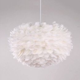 Modern Pendant Lights E27 Feather Romantic Pendant Lamps Bedroom Living Room Lighting Hanging Lamps Goose Suspension Luminaire