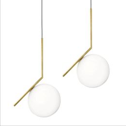 Modern Pendant Lights Kitchen Fixtures For Dining Room Home Hanging Lamp Gold Glass Ball Restaurant Decor Lighting Lustre