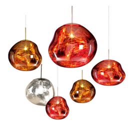Modern Tom DIXON Glass Lava Pendant Lamp LED Glass Ball Pendant Lights Bedroom Living Room Kitchen Fixture Suspension