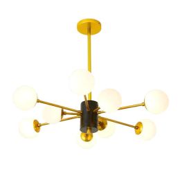 Morden 8 light Pendant light  G4 LED lamp milk white glass lampshape  droplight Living room shop Cafe Bar