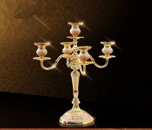 Mousse fashion romantic wedding decoration props vintage iron decoration candle table home decor