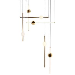 New arrical Post modern simple restaurant pendant lights foyer bedroom coffee shop deco LED droplight metal body glass lampshade
