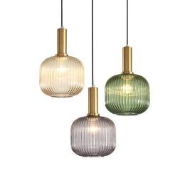 Nordic Bar Pendant lights Designer Simple Post modern Light luxury Dining room Bedroom bedside Glass LED Droplight
