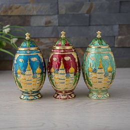 New Automatic Toothpick Holder Russian Palace Castle Carved Toothpick Dispenser Box Organizer Metal Art Craft Kremlin Decoration