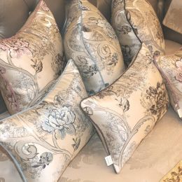New Top Luxury Vintage Blue Coffe Pink Throw Pillowcase Bed Cushion Cover Sofa Home Car Decor almofada funda cojin,Custom size