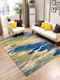 Nordic abstract imported carpet living room coffee table mat bedroom full bedside front blanket European style room rectangle
