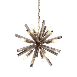 Nordic Artistic LED glass Dandelion Chandelier Golden Hanging Lamps Decorative Fixture Lighting Led bulb E14 Crystal Home Lights