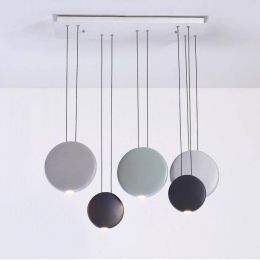 Nordic Bedroom Modern metal Pendant light Lamp Island style Bedside Lamps Creative Pendant Lamp Kitchen colored Hanging Lights