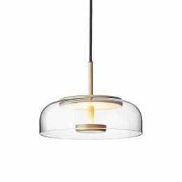Nordic Brief Dining room pendant light Bar Creative personality living room droplight Modern simple clear glass art LED lighting