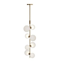 Nordic Creative bedside 8 heads Glass Pendant lights Living room Restaurant droplight designer art simple E14 LED Hanging lamp