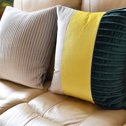Nordic Cushion Cover Pillows Pillow Cover Geometric Stripe Solid Patchwork Cushions Cojines Decor Para Sofa Housse De Coussin