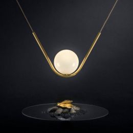 Nordic  Glass Ball Pendant Lamp Arto Deco Pendant Lighting  Home Indoor Modern Dinning Room/Bar Light Fixture/Hanging lighting