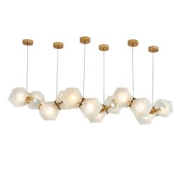 Nordic Glass LED Pendant Lights  Living Room Bedroom Home Decoration Art Indoor Lighting Kitchen Fixtures Hanging Lamp Luminaire