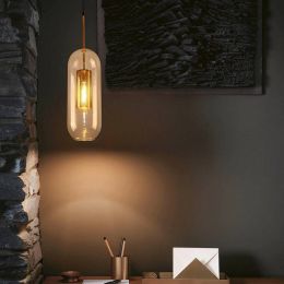Nordic Glass  Pendant Light Fixture  Decorative Bedroom led Hanging Light home indoor    Bar Pendant Lighting