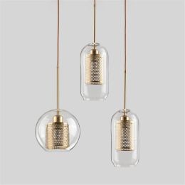 Nordic Led Glass Pendant Lights Nordic Hanging Lamp Living Room Loft Industrial Decor Kitchen Fixture Suspension Luminaire