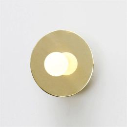 Nordic LED Gold Wall Lamps Led Indoor Sconce Lamp Aluminum Wall Lights Restaurant Bar Coffee Dining Room Hanging Lamps Fixtures