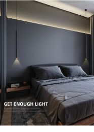 Nordic Led Pendant Lights Restaurant Long Tube Living Room Pendant Lamp Dining Room Bar Hanging Lamps Kitchen Fixtures Luminaire
