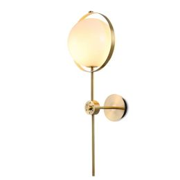 Nordic Living Room Kitchen LED Wall Lamp Glass Ball Simple Modern Aisle Lights Bedroom Bedside Led Decorate Wall Light Fixture
