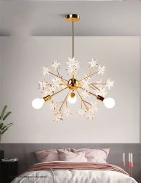 Nordic Loft Glass Led Lamp Modern Design Chandelier Ceiling Living Room Bedroom Dining Room Light Fixtures Decor Home Lighting