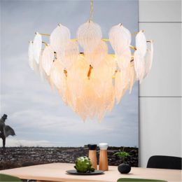 Nordic Loft Glass Pendant Lamp Lighting Kitchen Fixtures Pendant Light Bedroom Living Room Interior Decor Hanging Lamp Luminaire