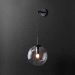 Nordic Modern LED Glass Ball Bathroom Mirror Beside Wall Lamps American  Wall Sconce Wandlamp Decorate Wall Light Fixtures
