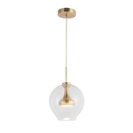 Nordic new classical simple Creative glass shade pendant light restaurant bedroom foyer deco LED droplight lighting fixture