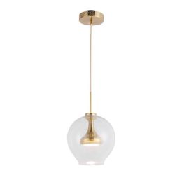 Nordic post modern simple Creative glass shade pendant light restaurant bedroom foyer decoration LED droplight lighting fixture