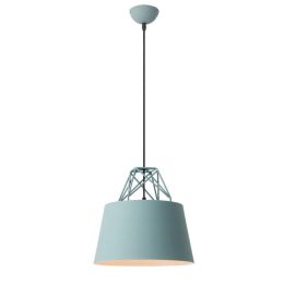 Nordic single head pendant lights macarons post modern simple creative dining room lamp creative colorful LED iron art droplight