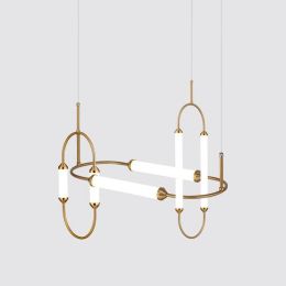 Nordic Tube Pendant Light For Living Room Post Modern Bedroom Pendant Lighting Fixture  Decorative Hanging Light Indoor home