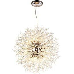 Noric simple Dandelion LED Pendant Light Kung Clear Crystal Modern Creative for Dining master Room Restaurant Living room store