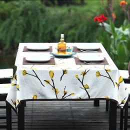 Pastoral Round Tablecloths For Wedding Decor Christmas Gift Elegant Floral Table Cloth Covers Nappe Ronde Mariage Obrusy Na
