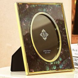 Peacock Feather Photo Frame Home Decoration Creative Crafts European Style House Decoration Photo Frame Decoration