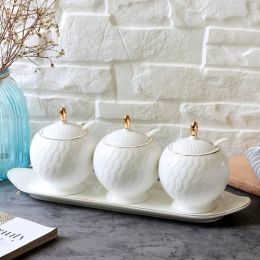 Phnom Penh bone  seasoning jar kitchen sealed jar household seasoning box bottle large volume seasoning box candy jar