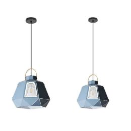 Post Modern simple macaron pendant light creative single head with Translucent hole restaurant foyer office bedside droplight