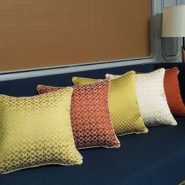 Recommend Nordic Luxury Cushion Cover Geometric Dot Jacquard Pillow Cover Elegant Christmas Gift Cojines Decorativos Para Sofa