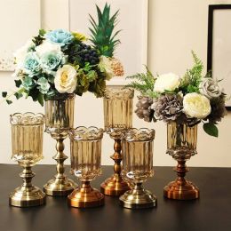Restore Ways Vase European Home Furnishing Display Rather Than Use Glass Flower KTV Model Flexible Installation Decoration Vase