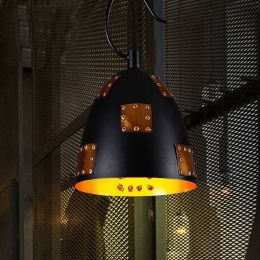 Copper rivet Technics pendant  light 20*38 cm industrial lighting restaurant hanging lamps cafe/bar/Loft light fixture